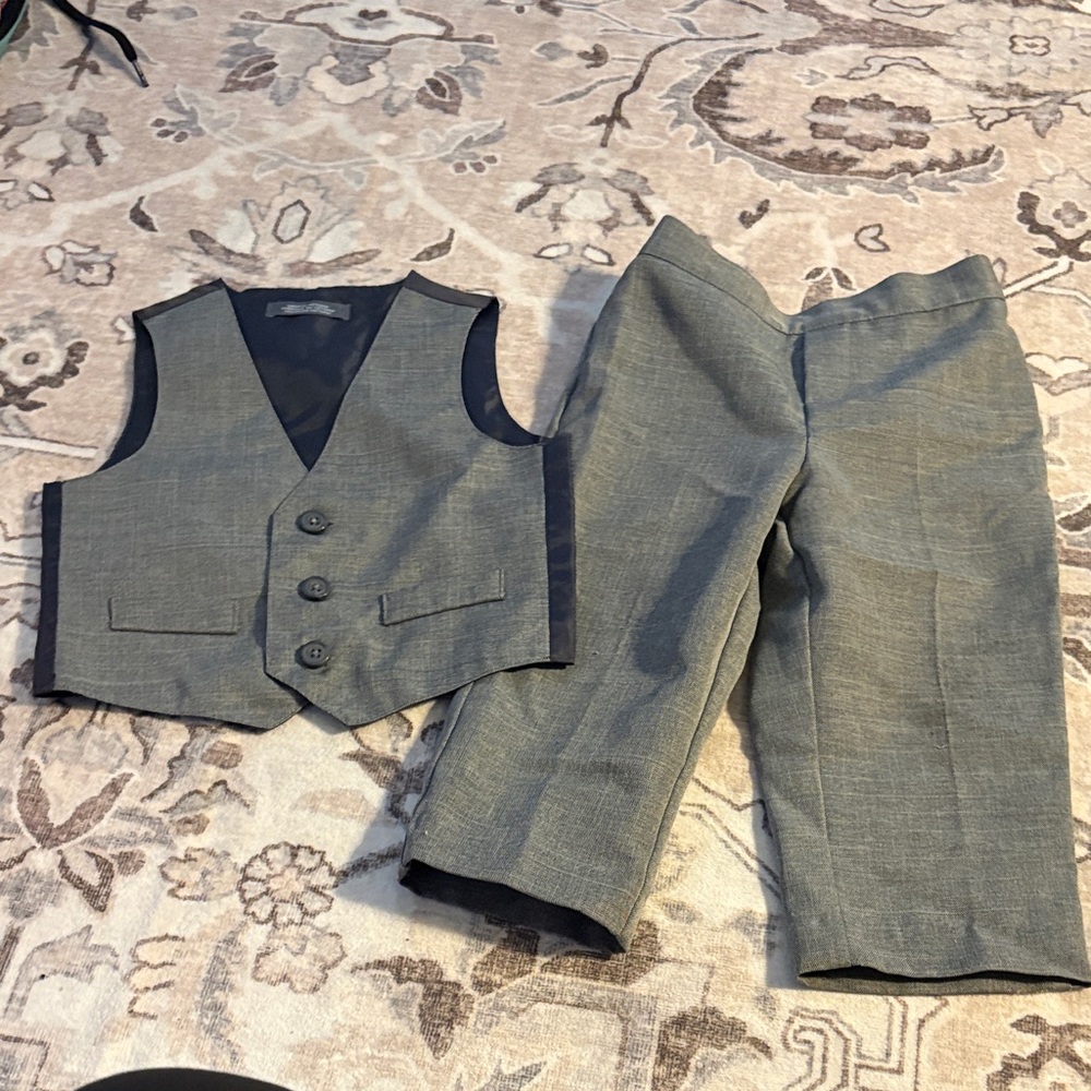 Gray Vest and Pants Set kids 18 months